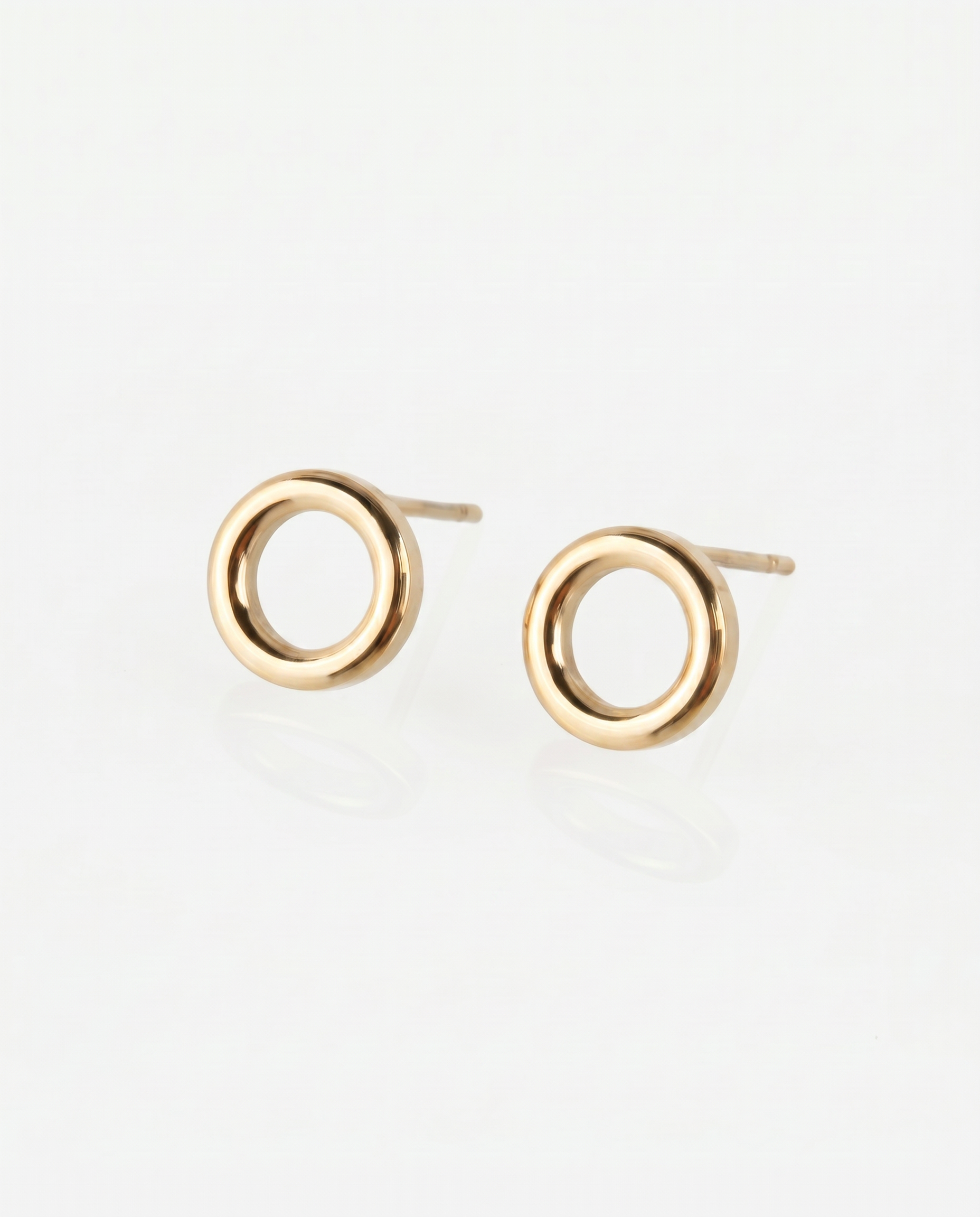 Delani Jewelry's Rana Earrings in gold. Earrings are waterproof, tarnish-proof and have a lifetime color guarantee. 