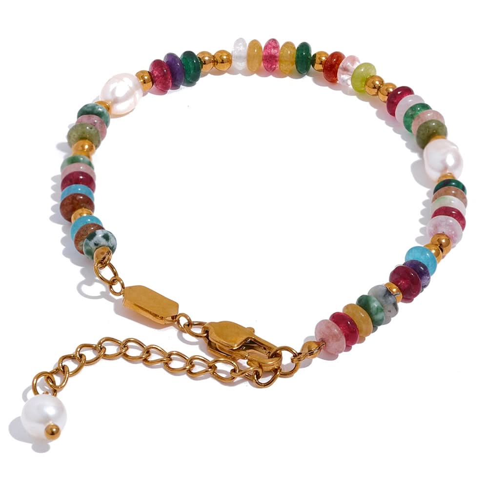 Elegant silver Demi bracelet from Delani Jewelry featuring delicate chain links and subtle details