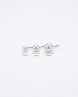 Delani Jewelry's Satya Earrings with sizes displayed.  Earrings are waterproof, tarnish-proof and have a lifetime color guarantee. 